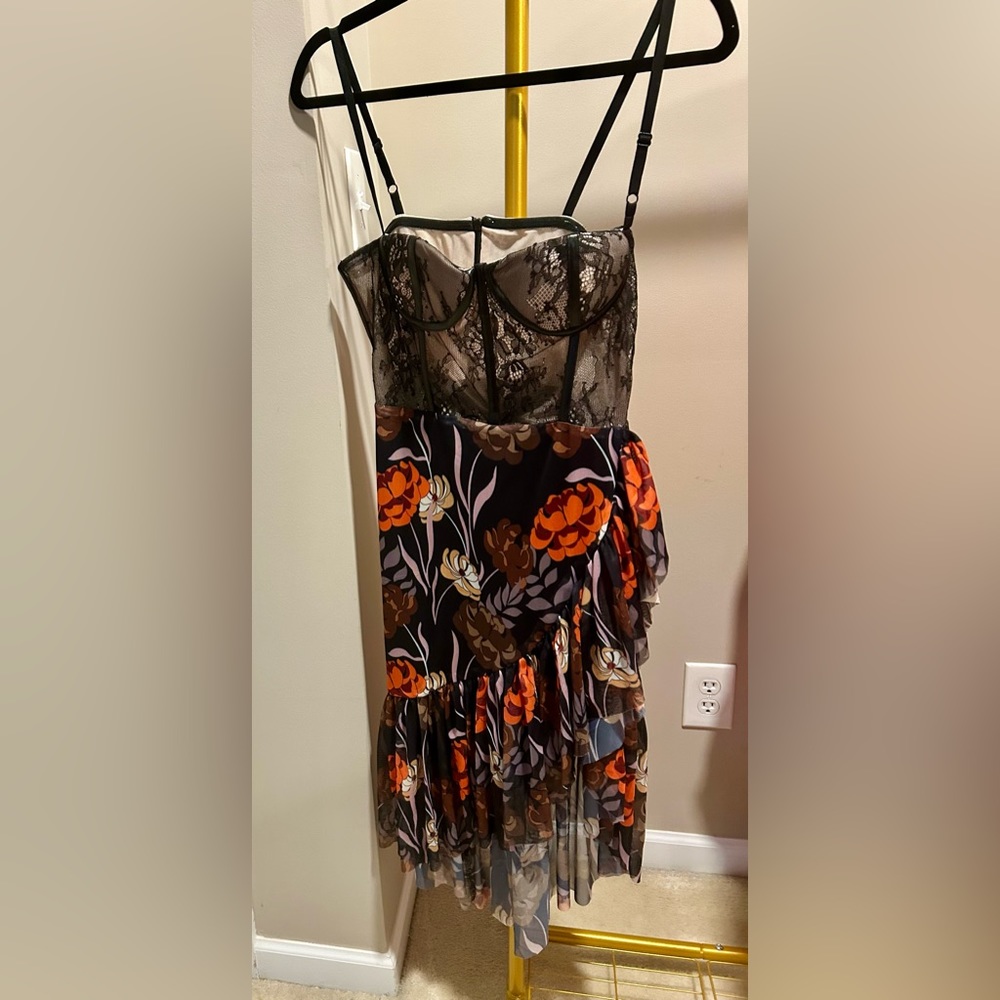 Luxedress asymmetrical floral dress